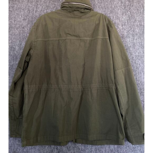 J Crew Men's XL Army Military Field Jacket Green NX-631 Hooded Outdoor Coat - Picture 7 of 7